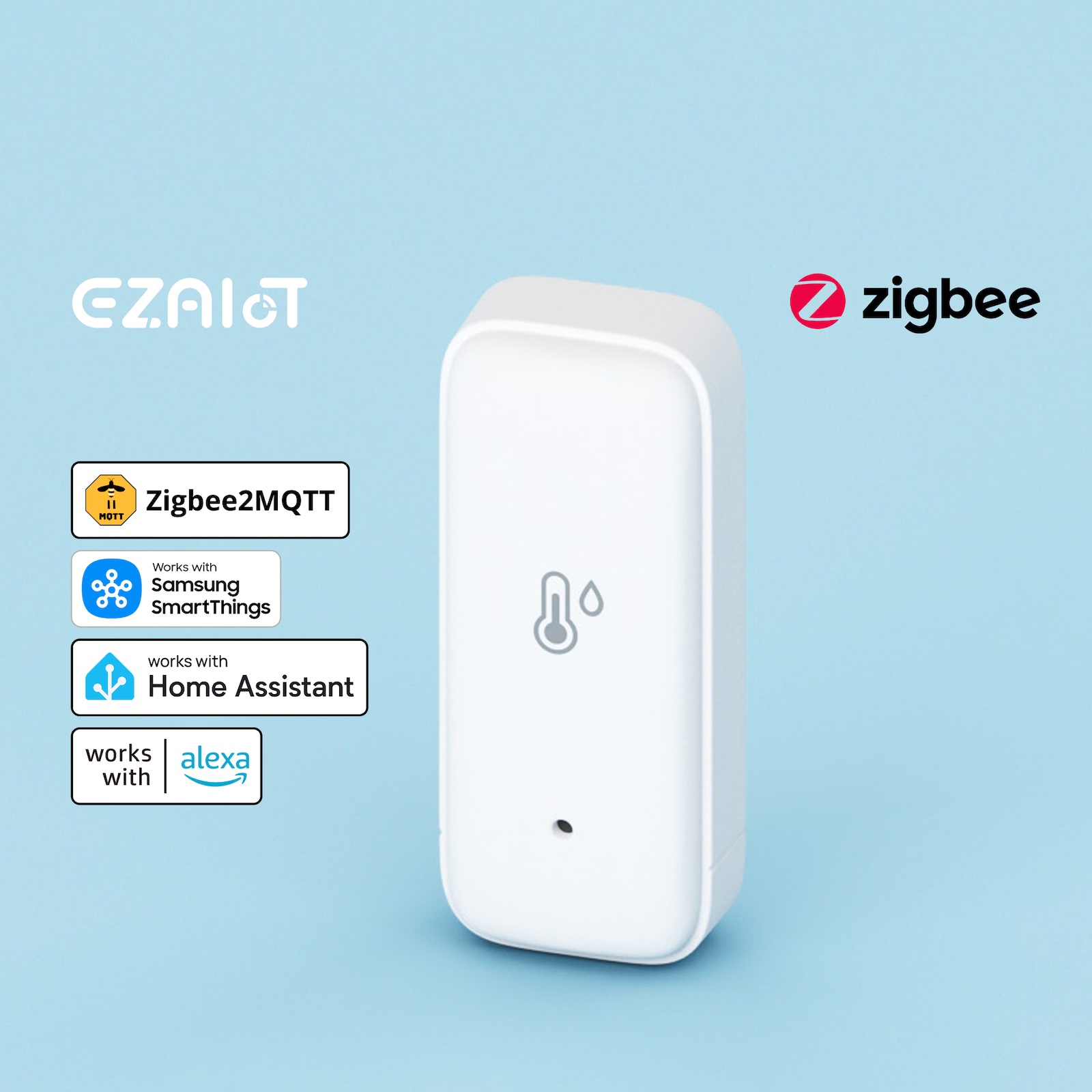 Digital Hygrometer Probe - Tuya Smart Zigbee 3.0 Temperatuur- en