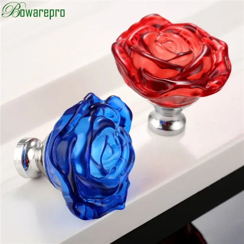 Glass Door Hinge - Bowarepro 50Mm Crystal Rose Glas Handvat