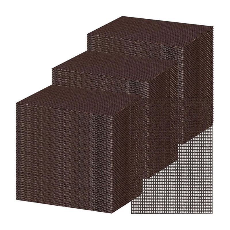 Screen Top Mesh - AB66-100 Pack Grillreinigingsschermen 4x5,5'' Voorgebehandelde schuurgaaspads