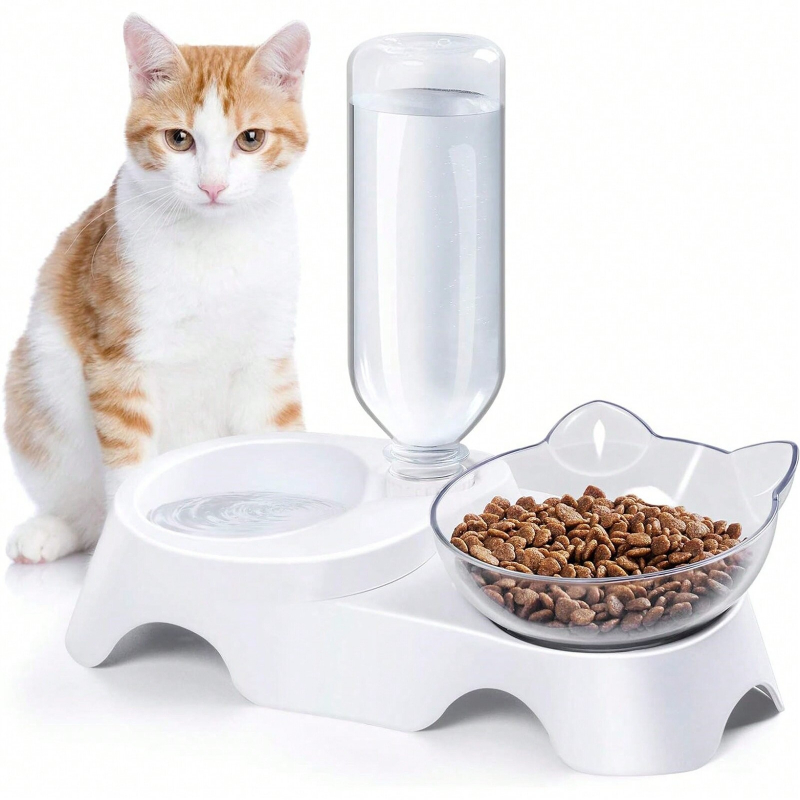 Royal Canin Food Medium - 1-delige dubbele honden- en kattenvoederbakset met