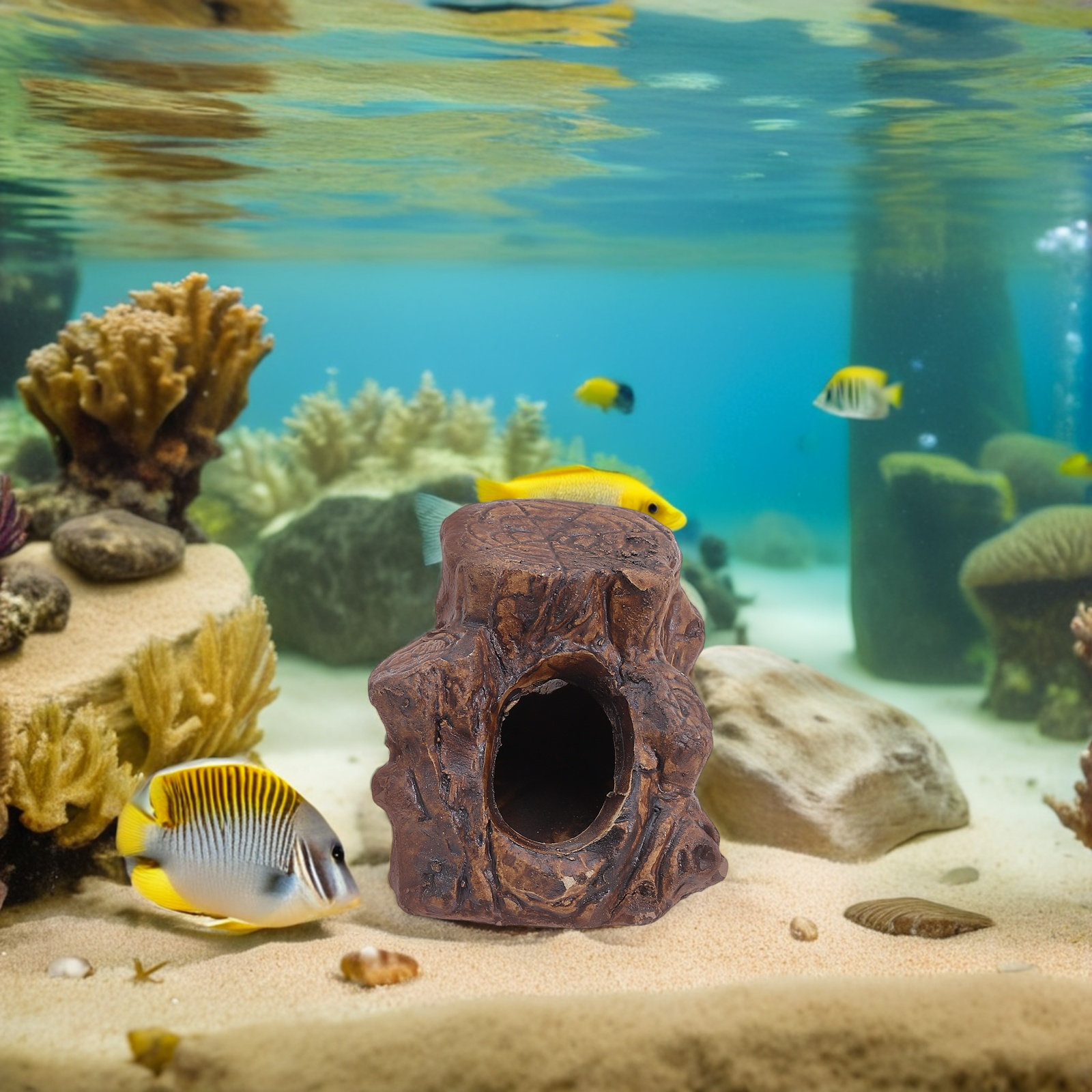 2 stuks keramische aquariumver - Hide Cave Ceramic recensie en prijs