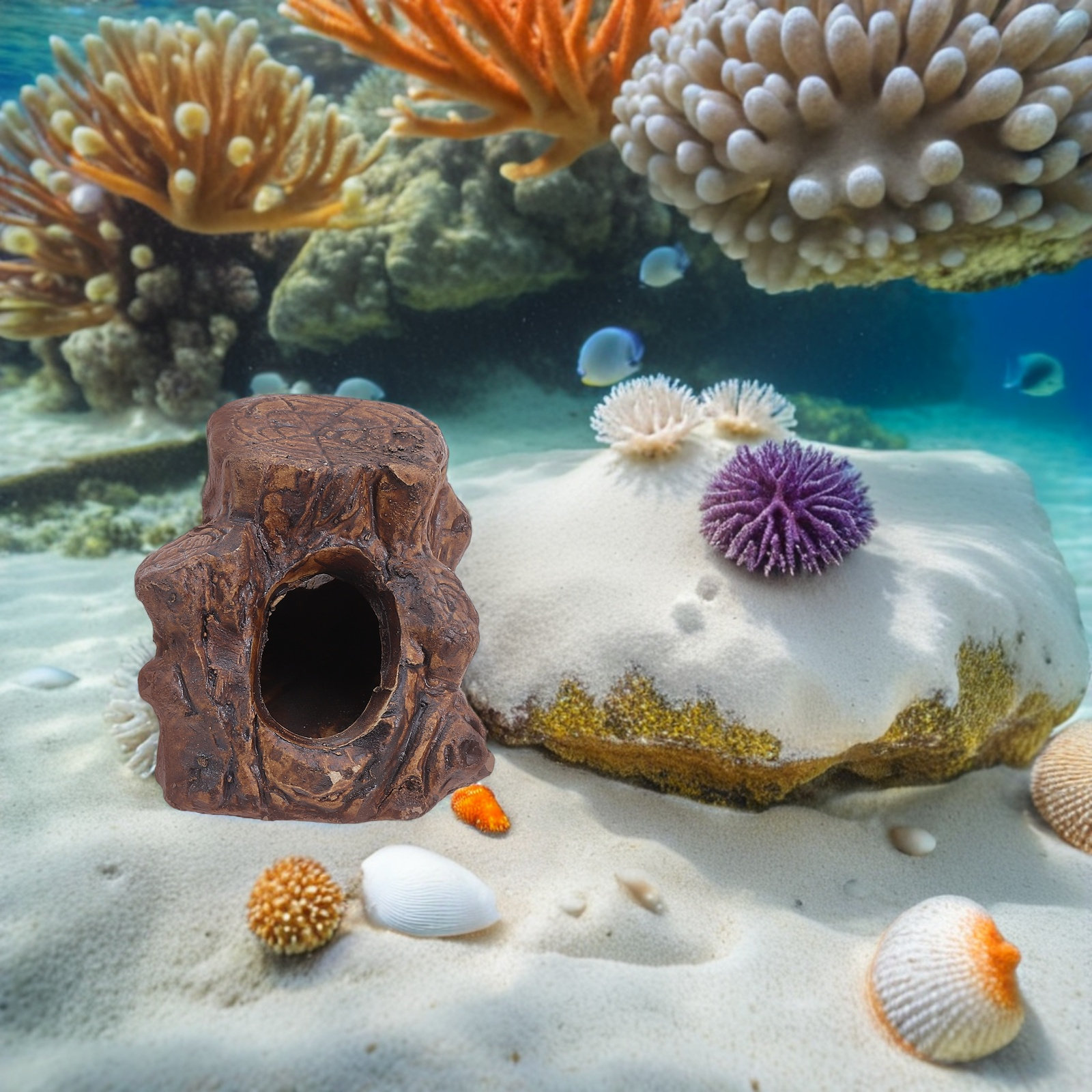 2 stuks keramische aquariumver - Hide Cave Ceramic recensie en prijs