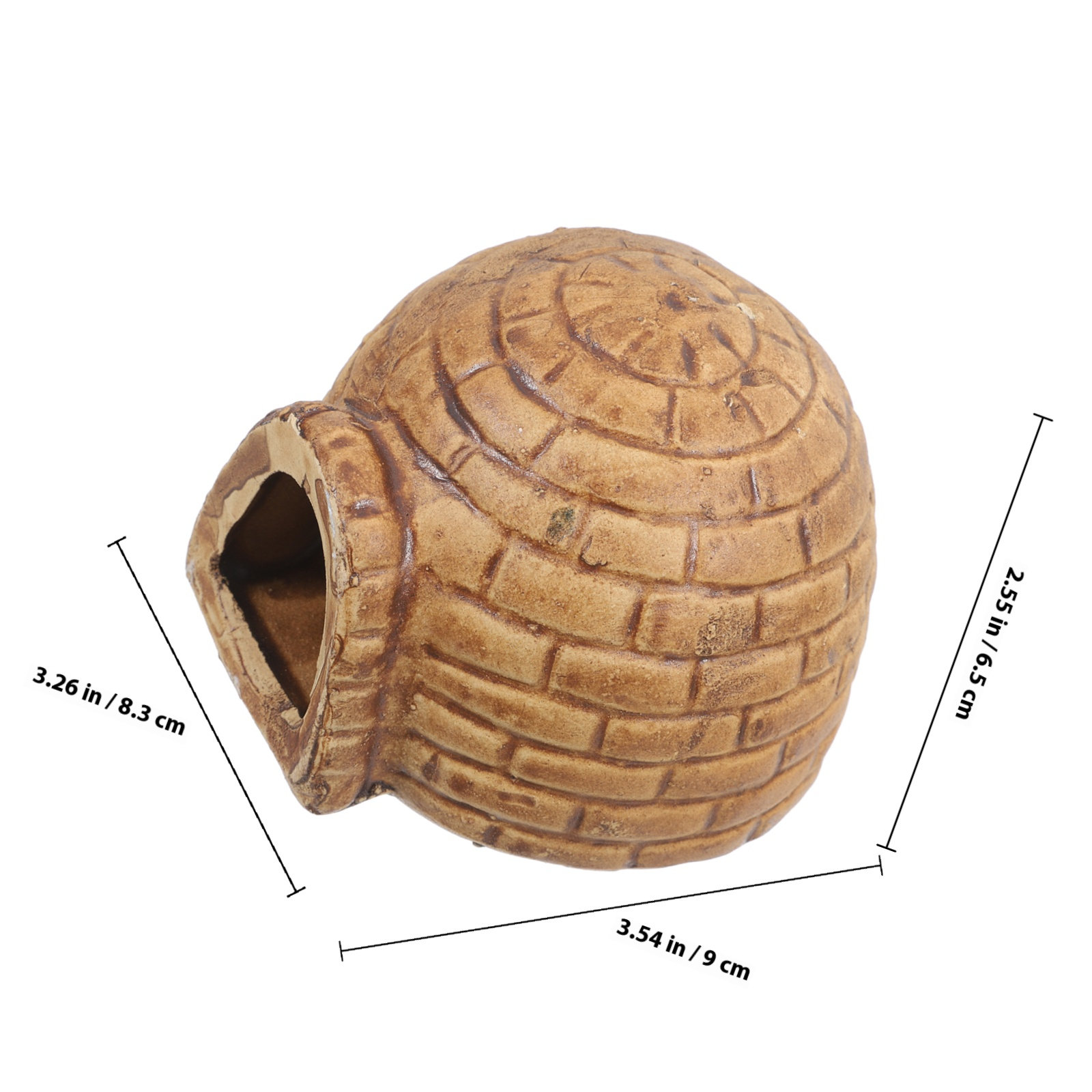 Premium keramische aquariumsch - Hide Cave Ceramic recensie en prijs