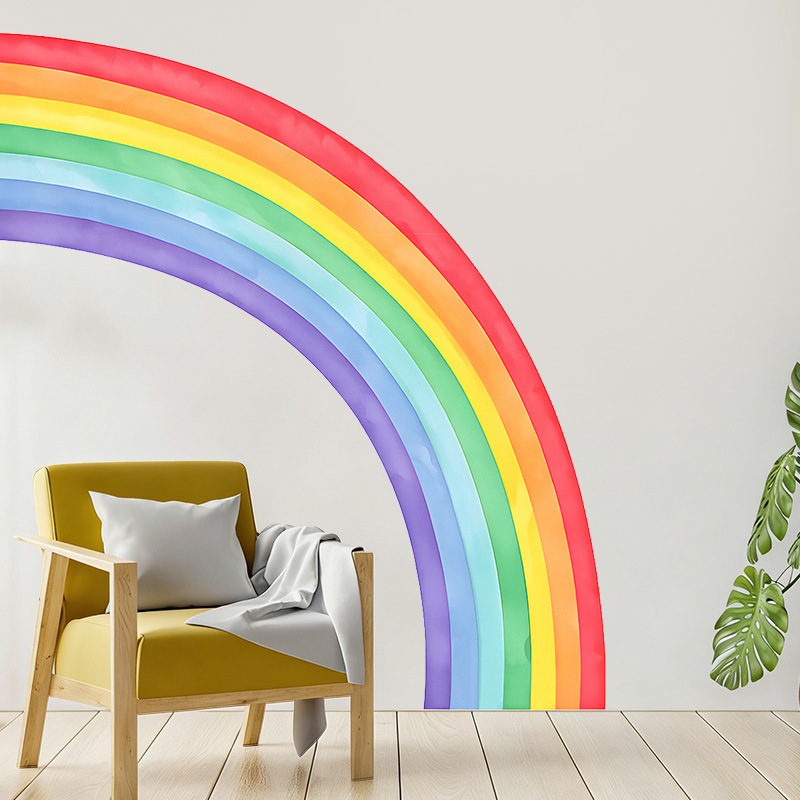 Grote regenboogmuurstickers ze - Pvc Panel Background recensie en prijs