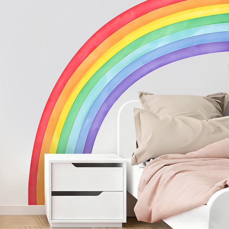 Grote regenboogmuurstickers ze - Pvc Panel Background recensie en prijs