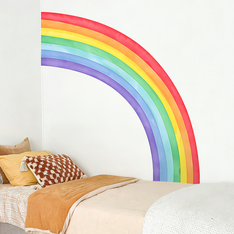 Grote regenboogmuurstickers ze - Pvc Panel Background recensie en prijs