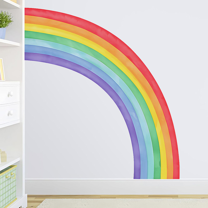 Grote regenboogmuurstickers ze - Pvc Panel Background recensie en prijs